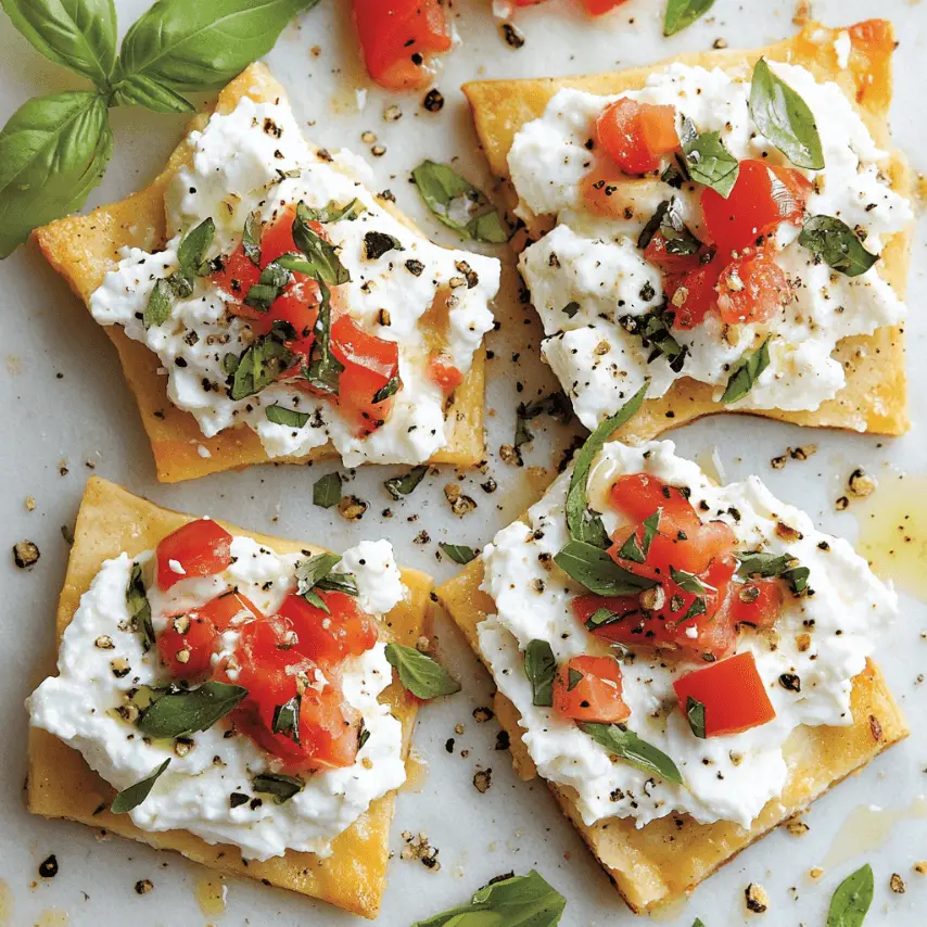 Mediterranean Spinach and Feta Cheese Crisps Freshly Baked