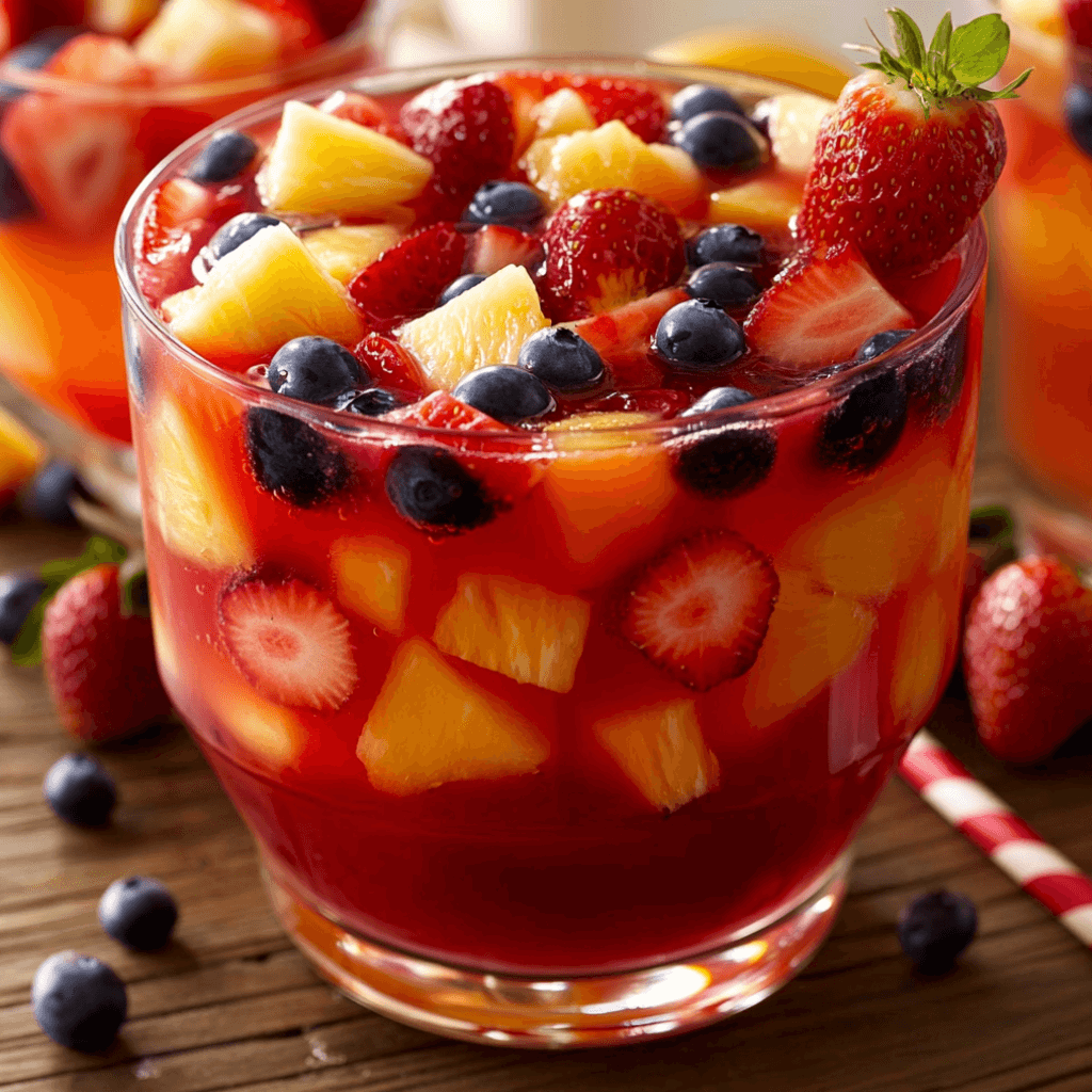 4th of July Punch: Impress Your Guests in 10 Minutes!
