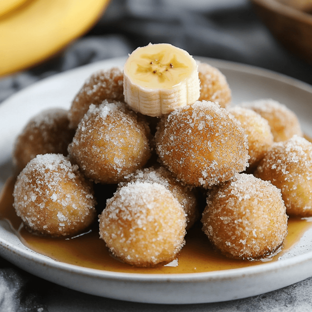 2-Ingredient Banana Donut Holes: Easy and Delicious!