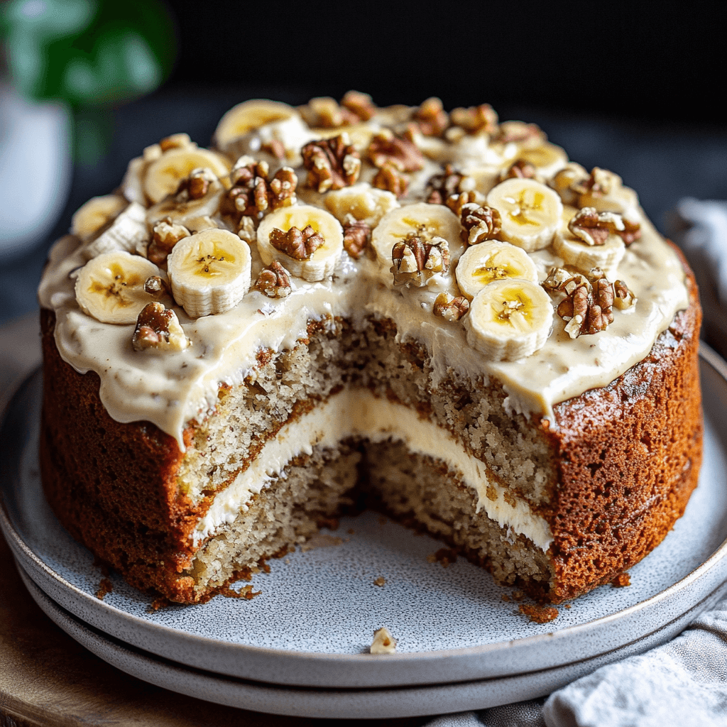 Banana Walnut Cream Cake Recipe You’ll Love Instantly!