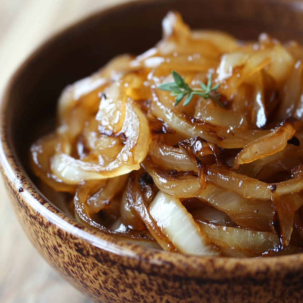 Carmelized onions transform your dishes into gourmet delights!