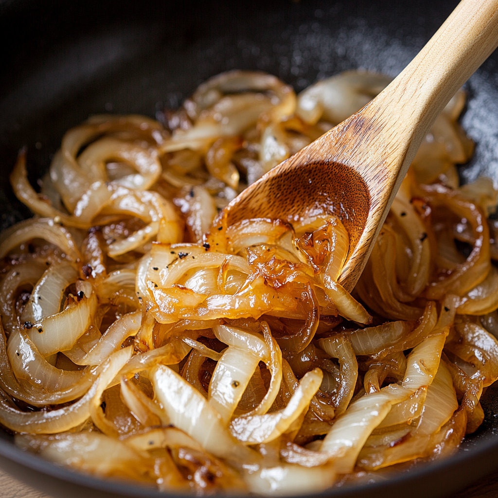 Carmelized onions transform your dishes into gourmet delights!