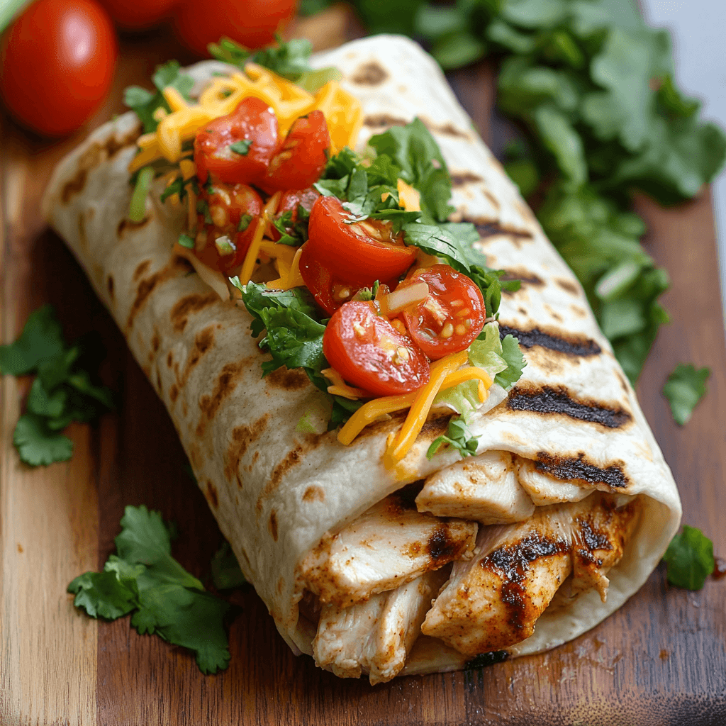 Chipotle Ranch Grilled Chicken Burrito Recipe You'll Love!