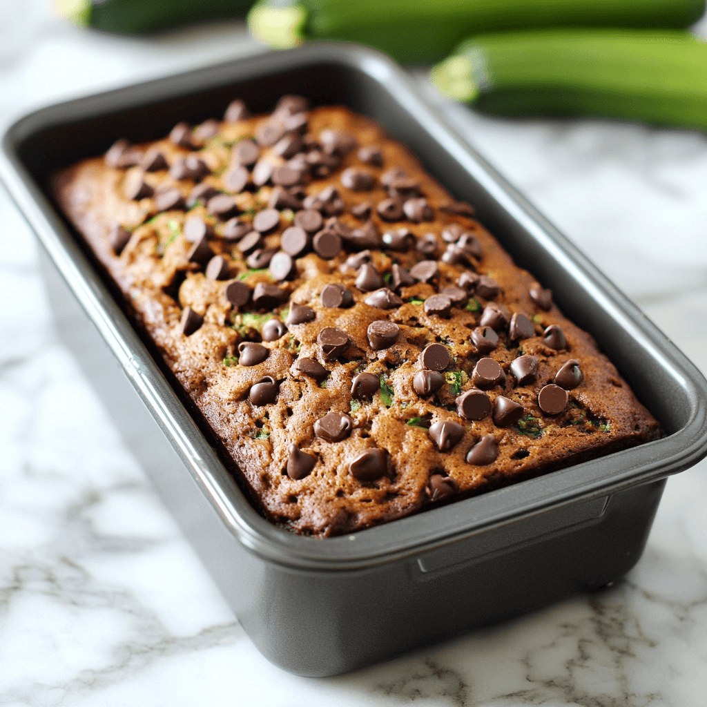 Chocolate chip zucchini bread that you'll crave forever!