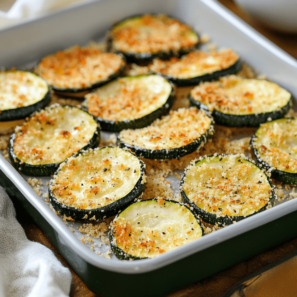 Crispy Baked Parmesan Zucchini: Your Easy Healthy Side!