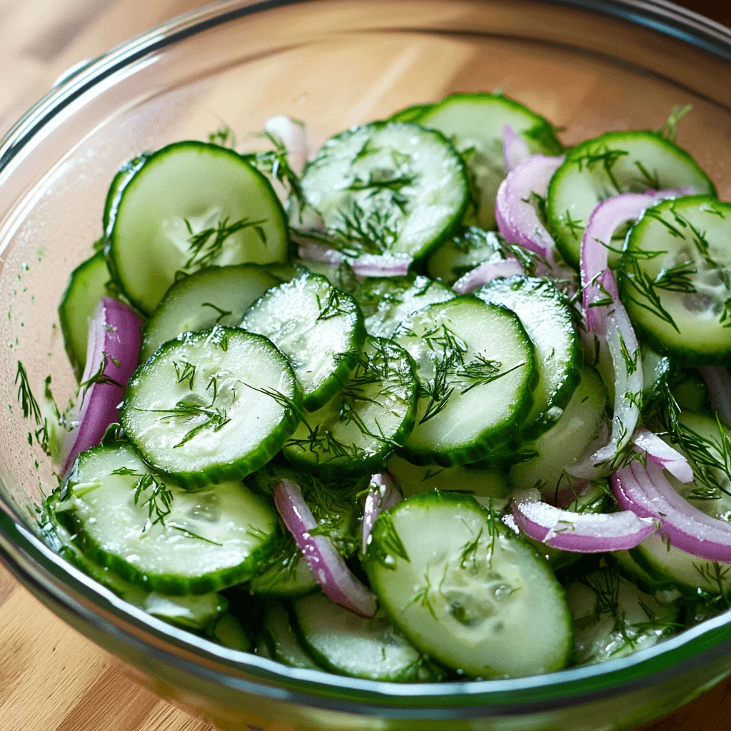 Cucumber salad: Discover the secret to fresh flavor!