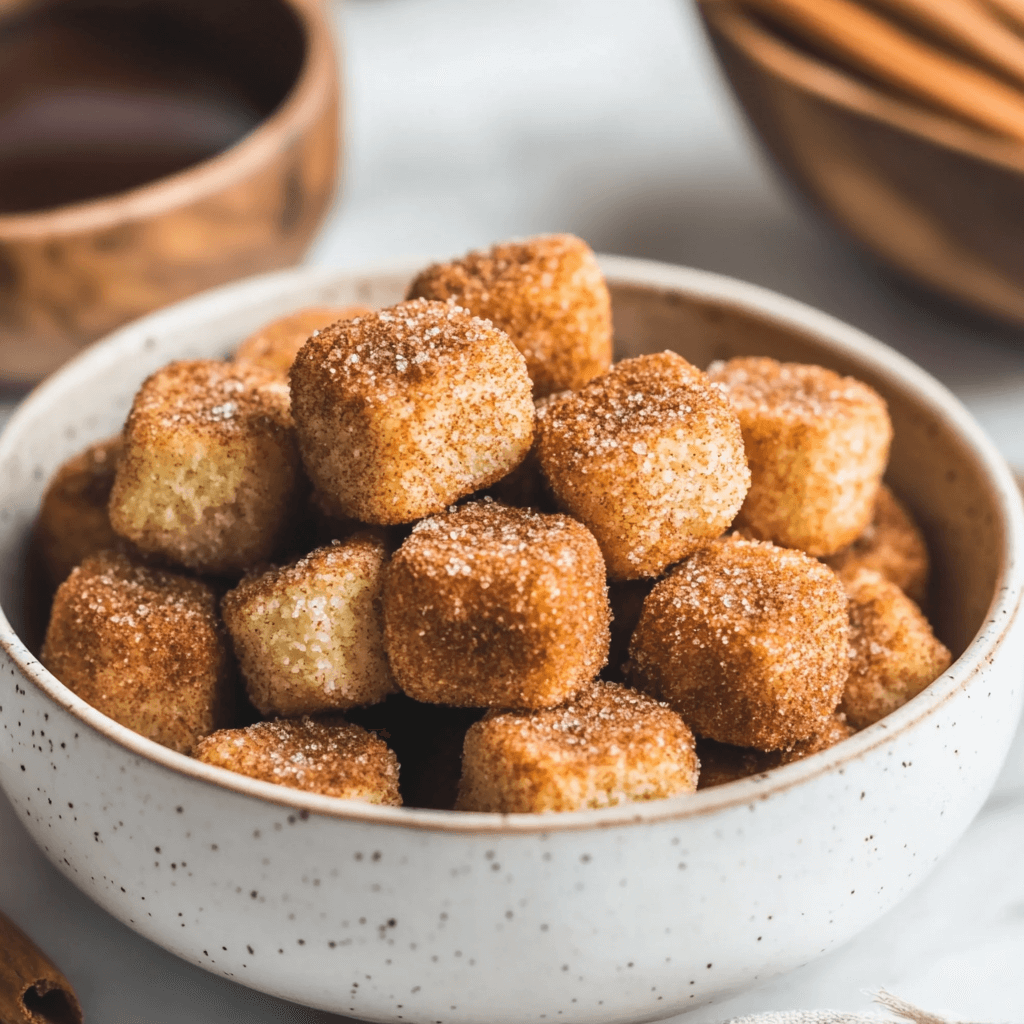 Healthy Air Fryer Churro Bites that Delight Your Tastebuds!