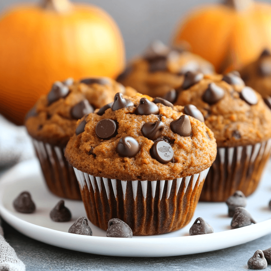 How could you resist Pumpkin Chocolate Chip Muffins for fall?