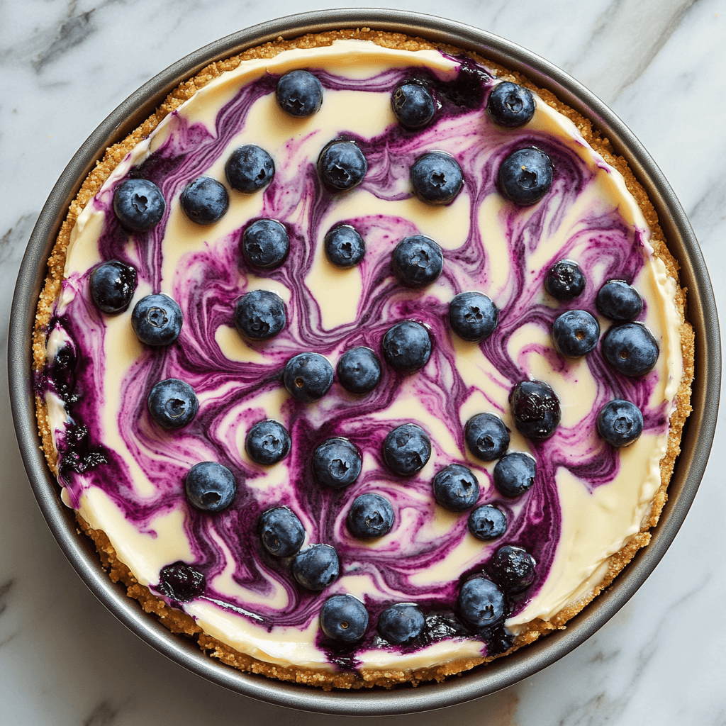 Lemon Blueberry Swirl Cheesecake: A Divine Delicacy Awaits!