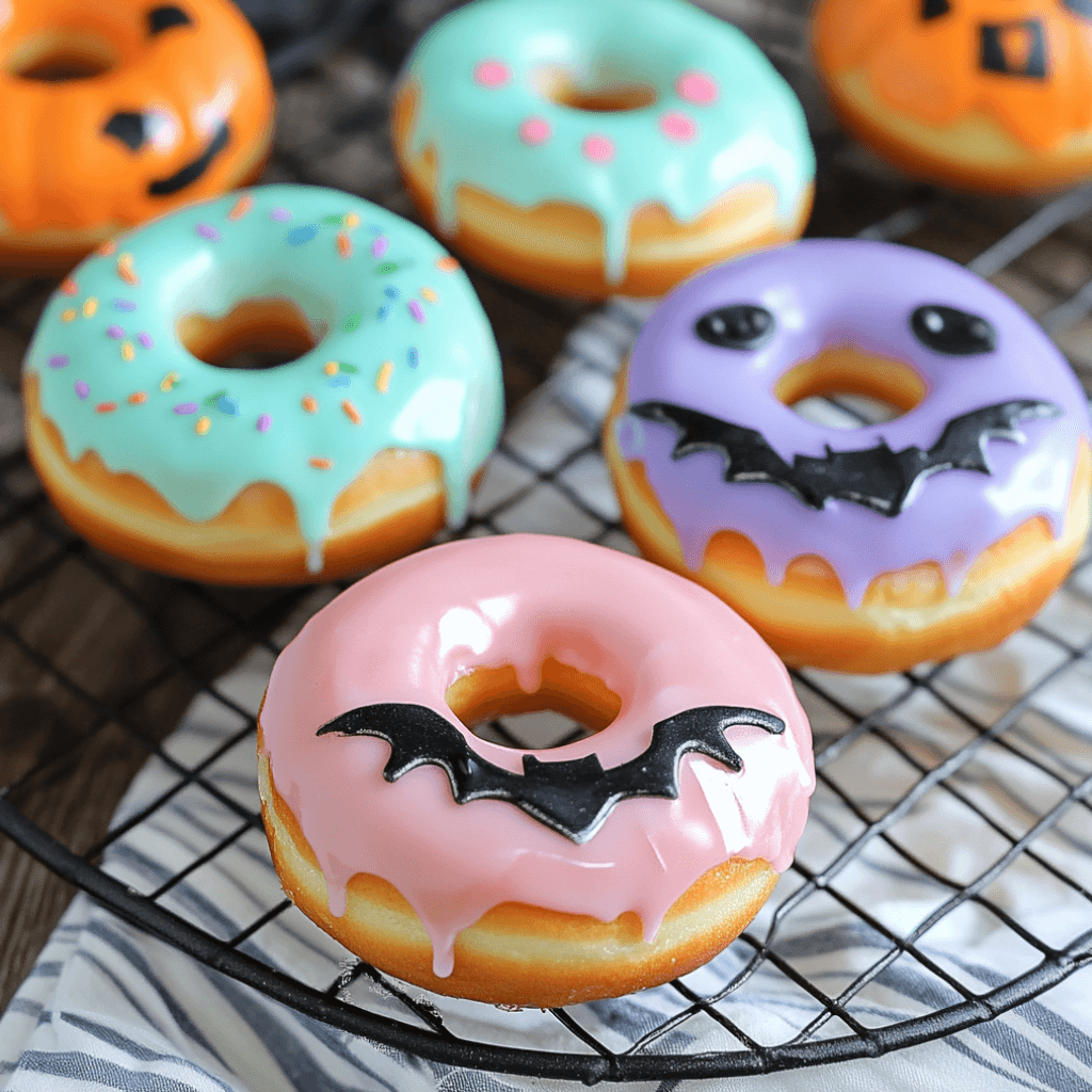 Pastel Halloween Donuts: A Sweet Twist on Tradition!