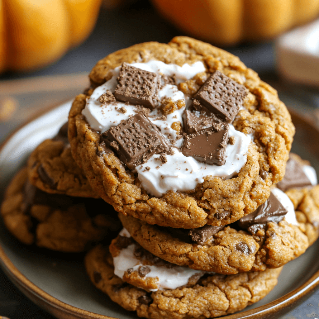 Pumpkin S'mores Cookies: Indulge in Fall's Sweetest Treat!