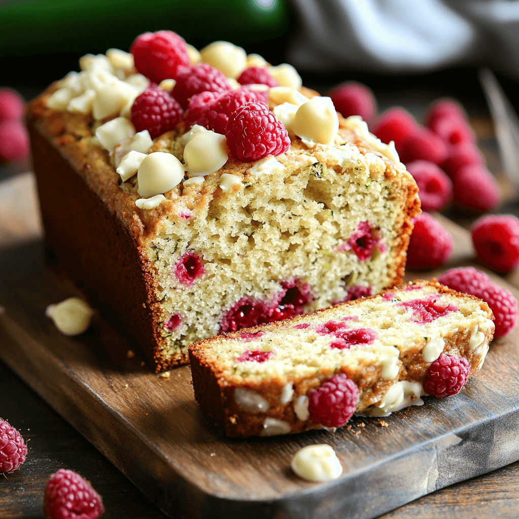 Raspberry White Chocolate Zucchini Bread: A Must-Try Delight!