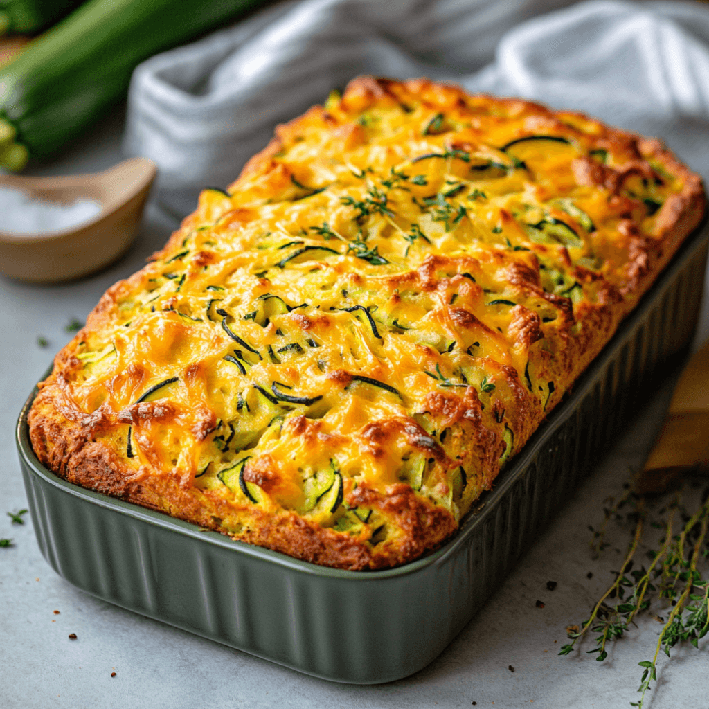 Savory Zucchini & Cheddar Breakfast Bread for Easy Mornings