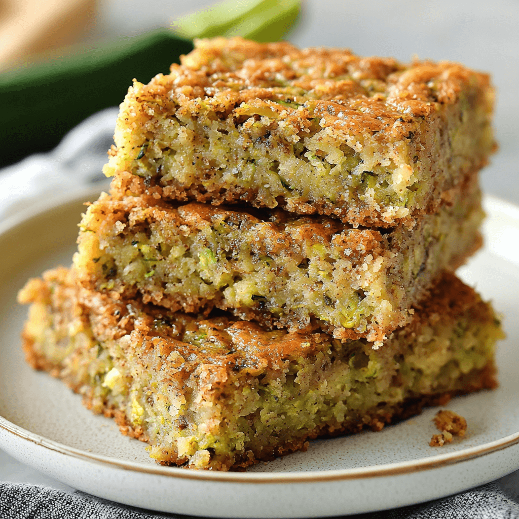 Zucchini bars: Discover this tasty, guilt-free treat!