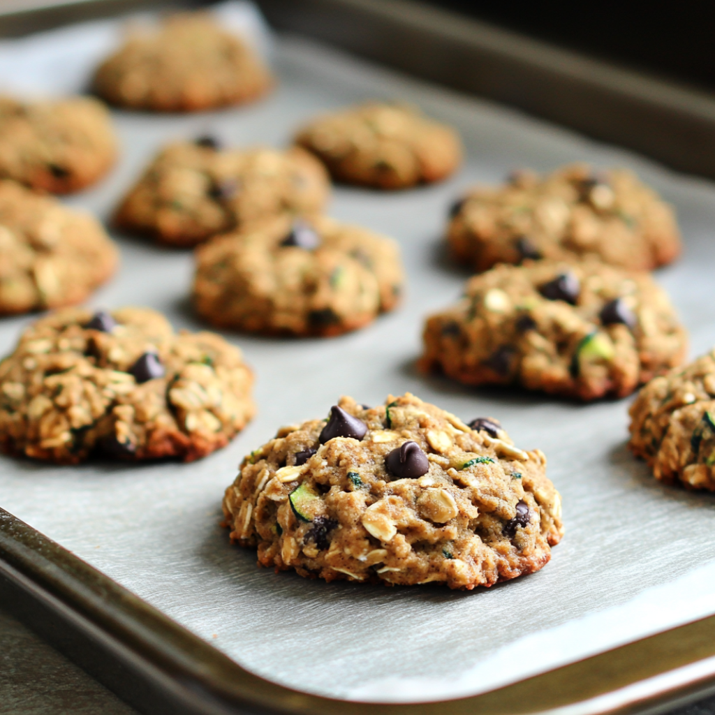 Zucchini cookies that taste delicious and healthy!