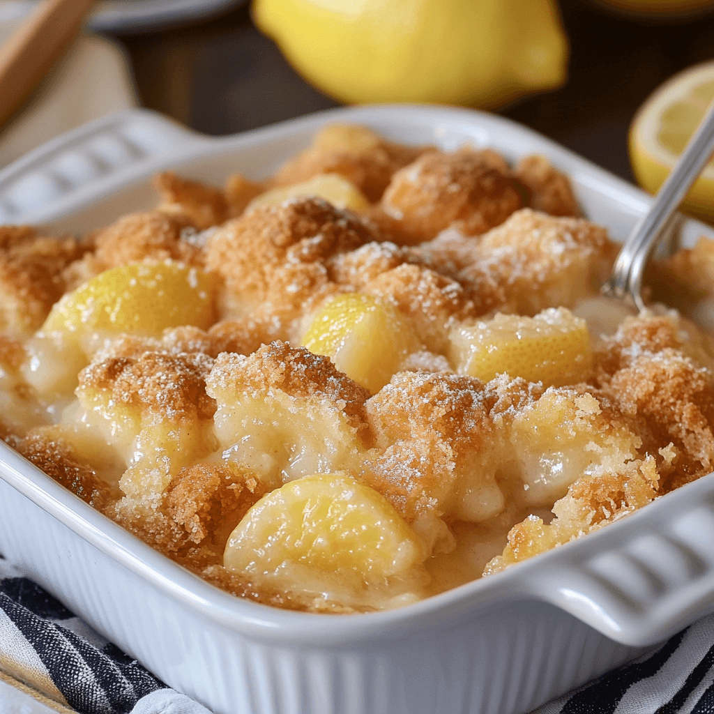 BEST RECIPE for Magic Lemon Cobbler You'll Love Today!