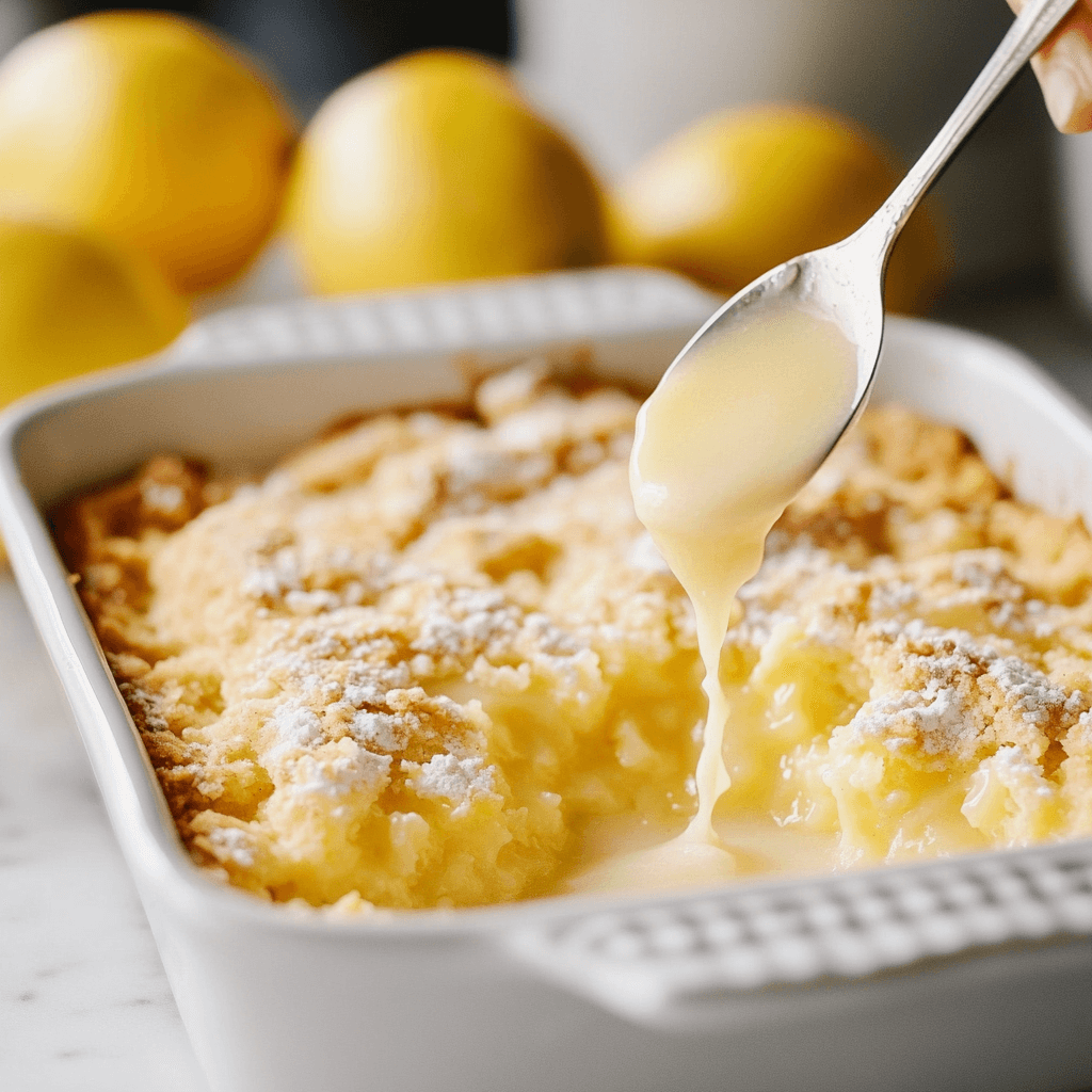BEST RECIPE for Magic Lemon Cobbler You'll Love Today!