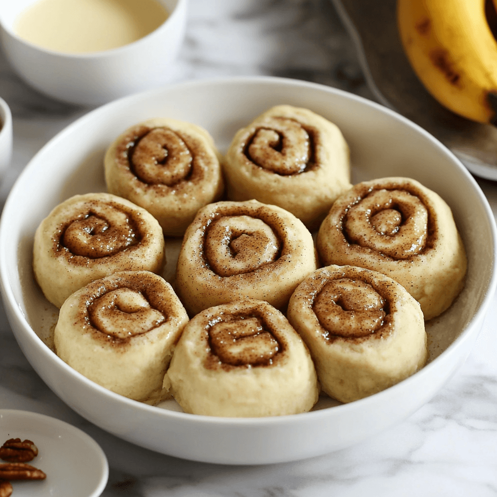 Banana Bread Cinnamon Rolls You Can’t Resist Today!