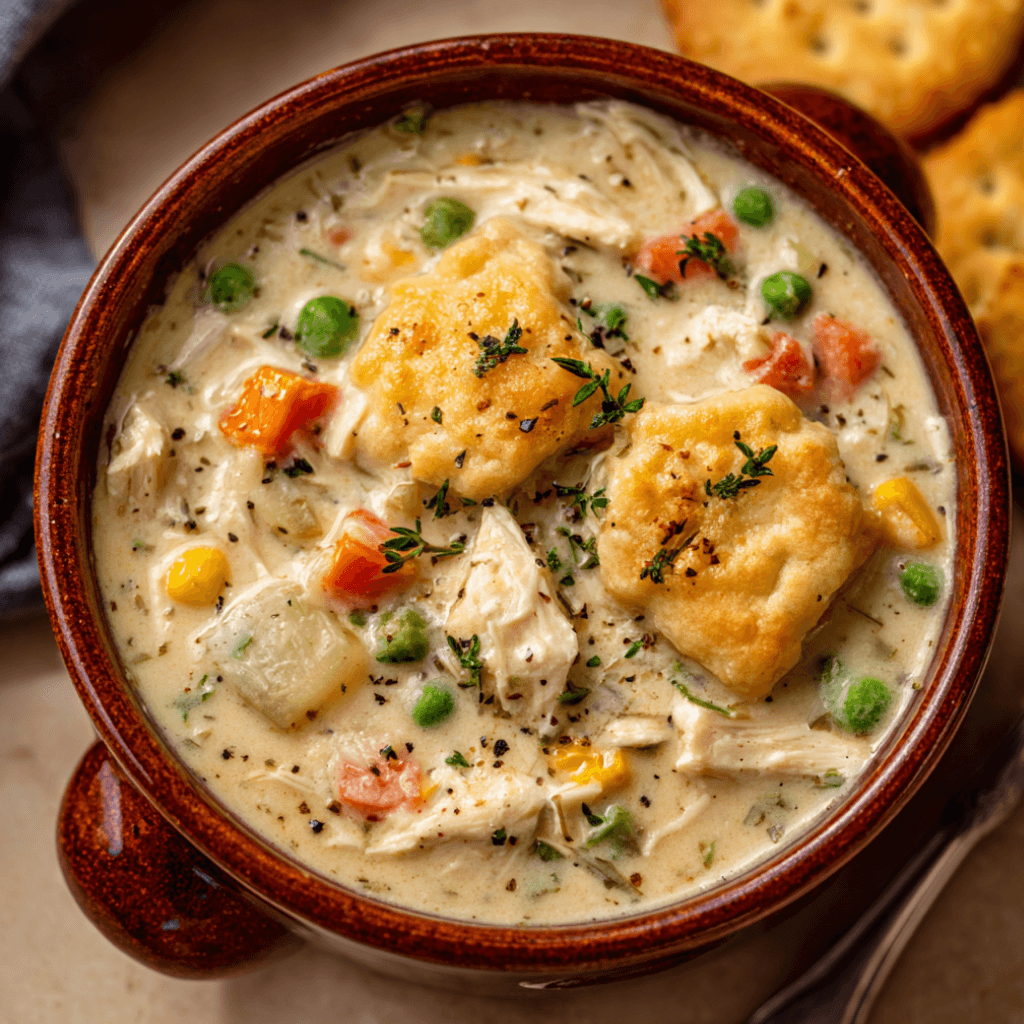 Chicken Pot Pie Soup Recipe: A Comforting Delight Awaits!