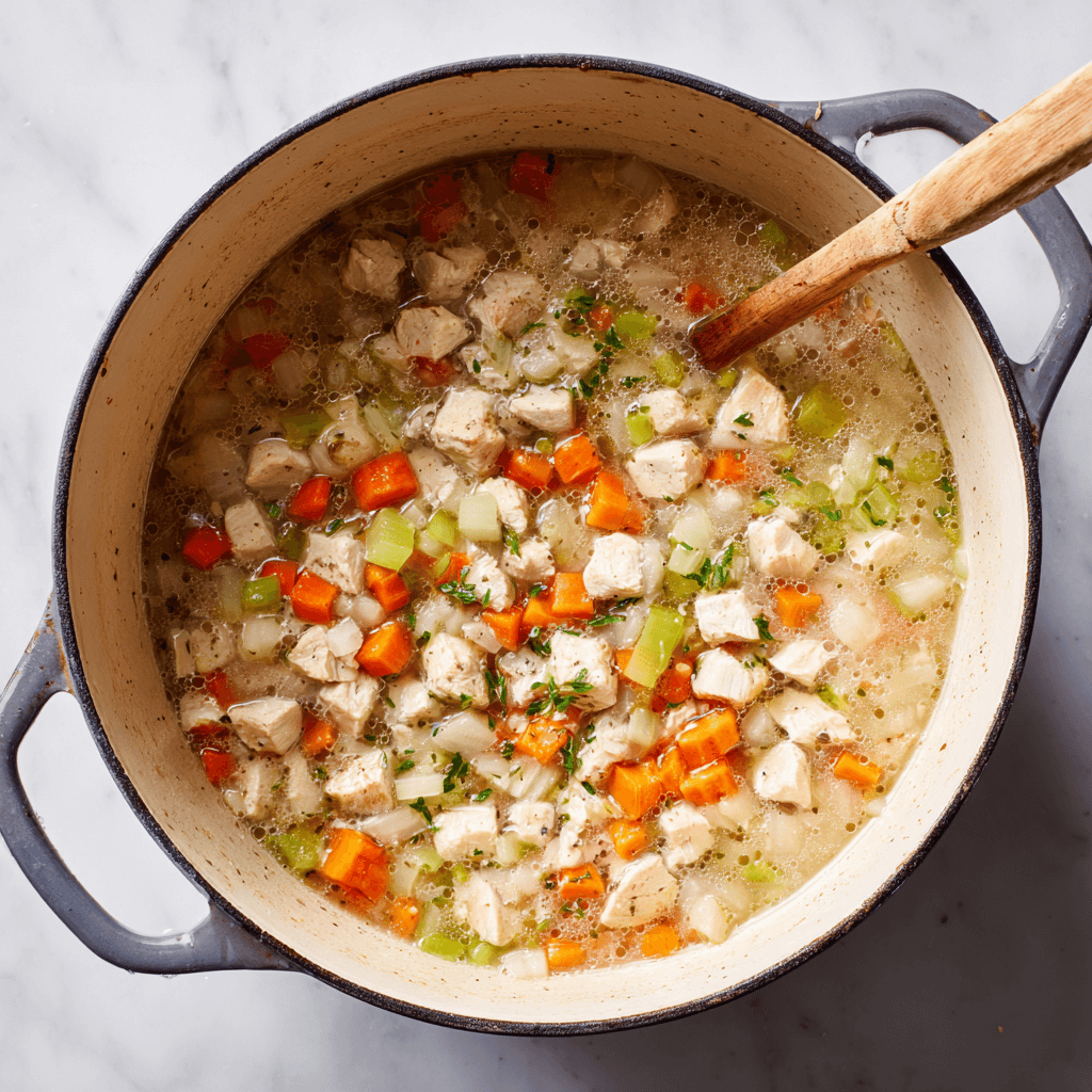 Chicken Pot Pie Soup Recipe: A Comforting Delight Awaits!