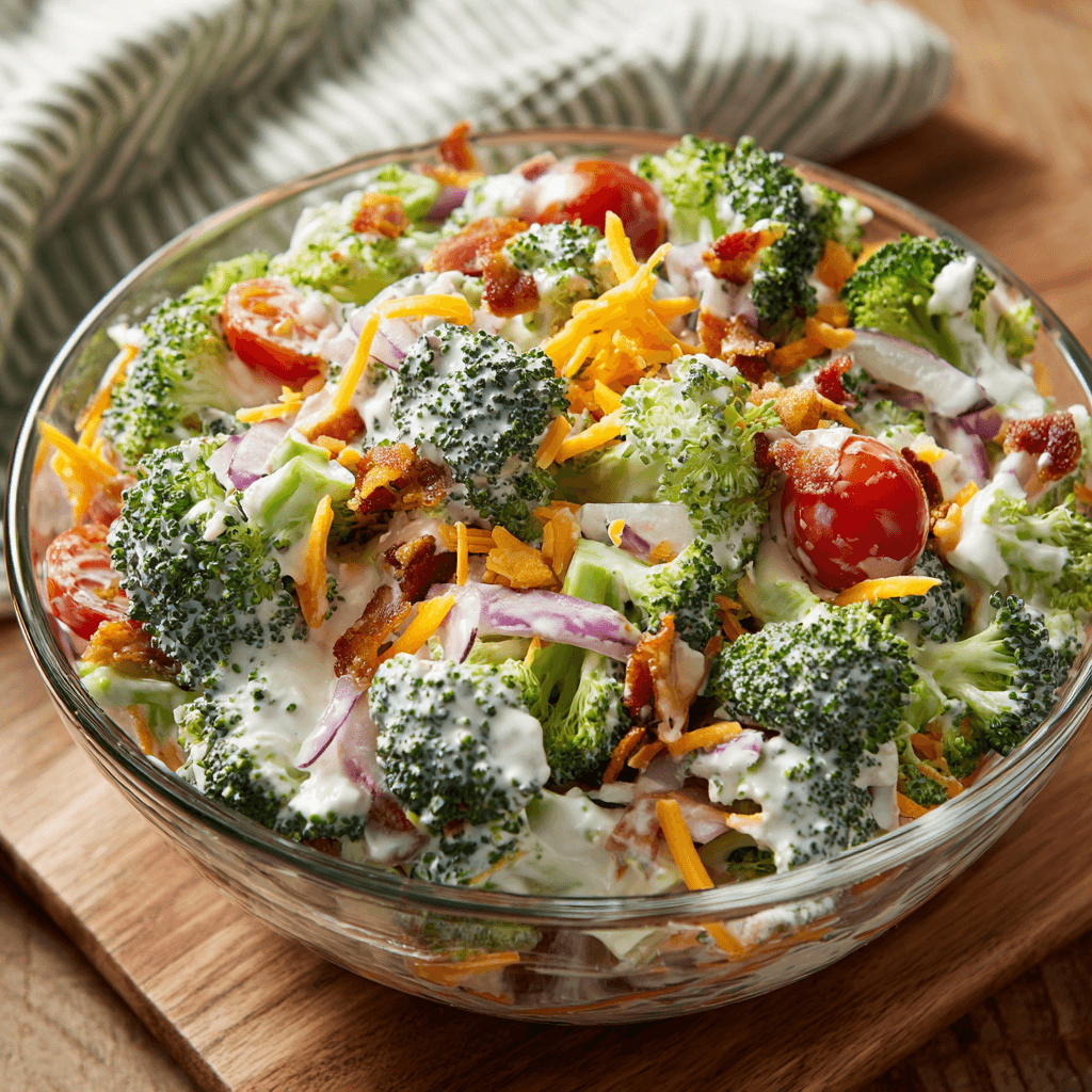 Creamy Broccoli Ranch Salad: A Must-Try Flavor Burst!