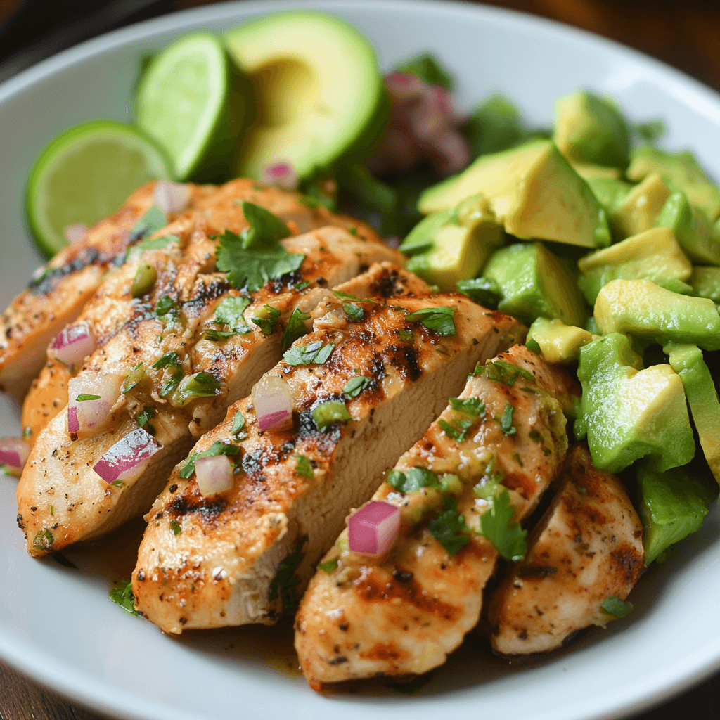 Fiesta Lime Chicken with Avocado: A Flavorful Recipe!