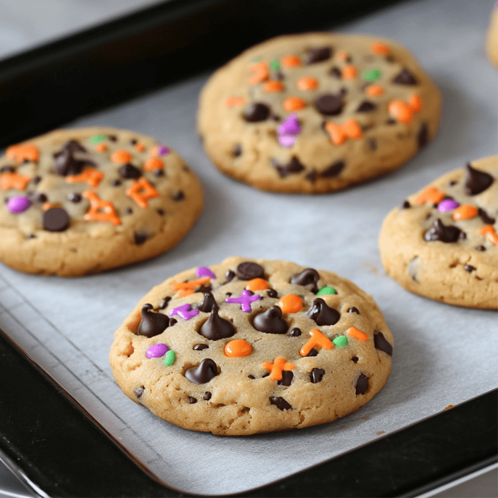 Halloween Chocolate Chip Cookies that Delight and Dazzle!