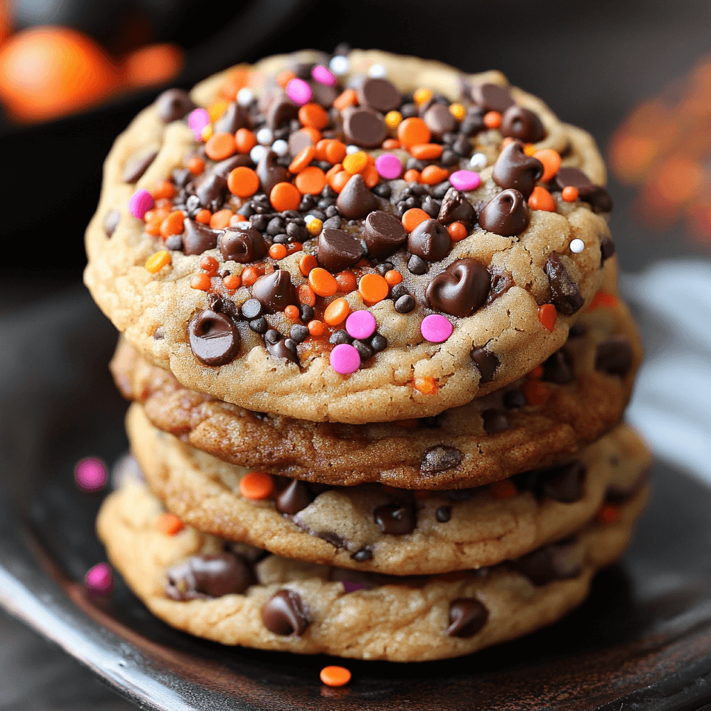 Halloween Chocolate Chip Cookies that Delight and Dazzle!