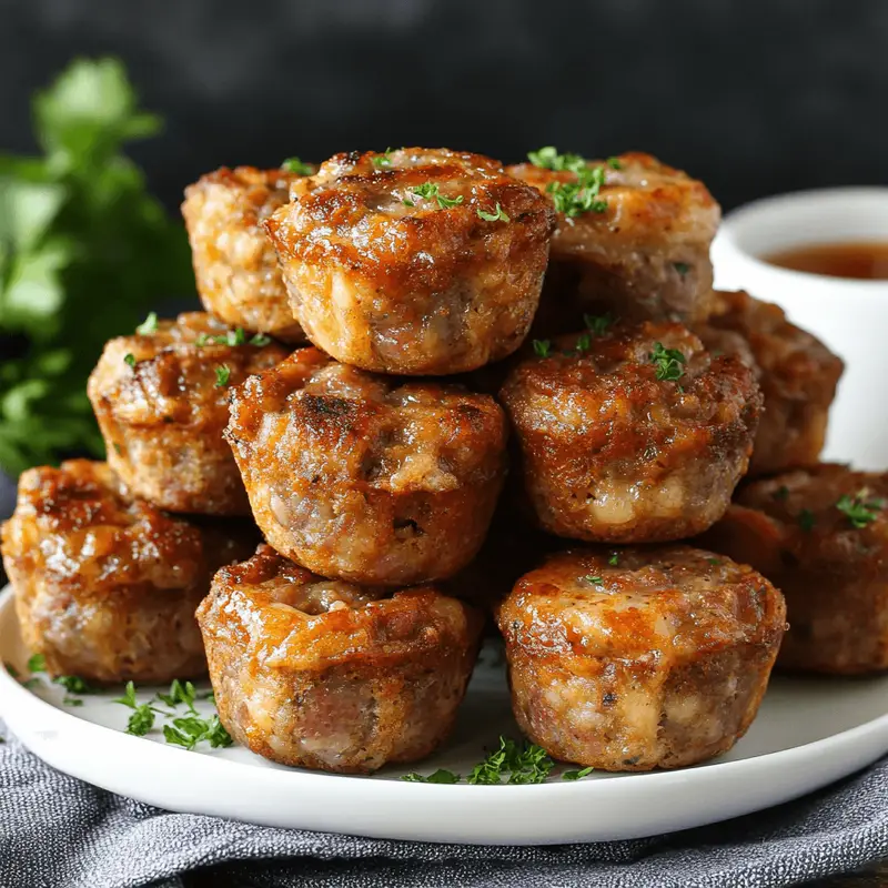 High-Protein Pancake Sausage Mini Muffins for Easy Mornings!