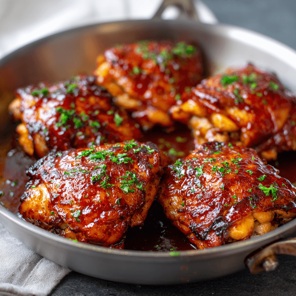 Honey BBQ Chicken Recipe – One-Pan Dinner with Rice That’s Irresistibly Delicious!