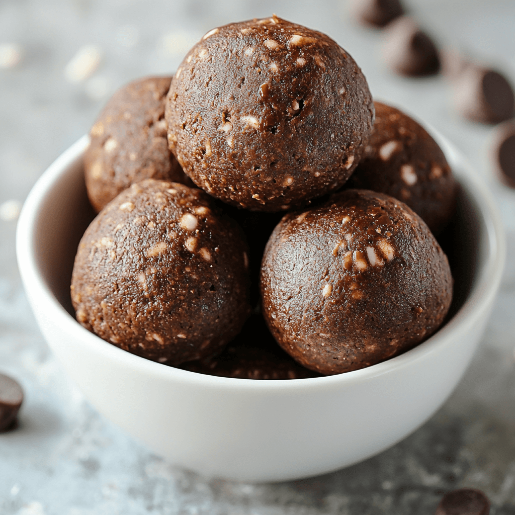 No-Bake Cottage Cheese Brownie Batter Protein Bites Delight!