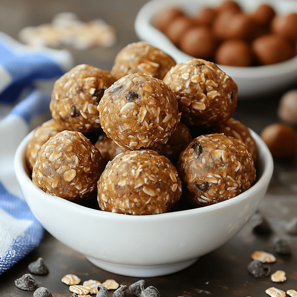 No-Bake Protein Energy Balls Poster: Fuel Your Day!