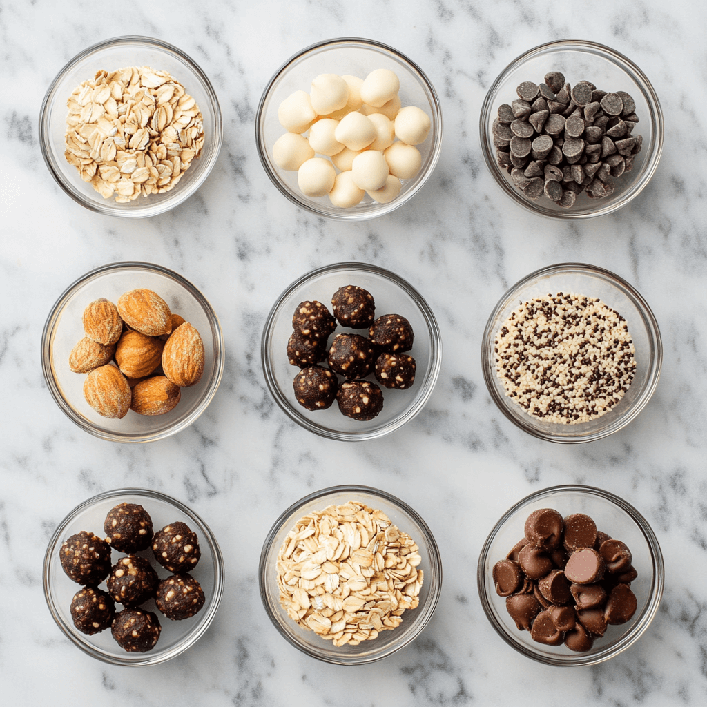 No-Bake Protein Energy Balls Poster: Fuel Your Day!