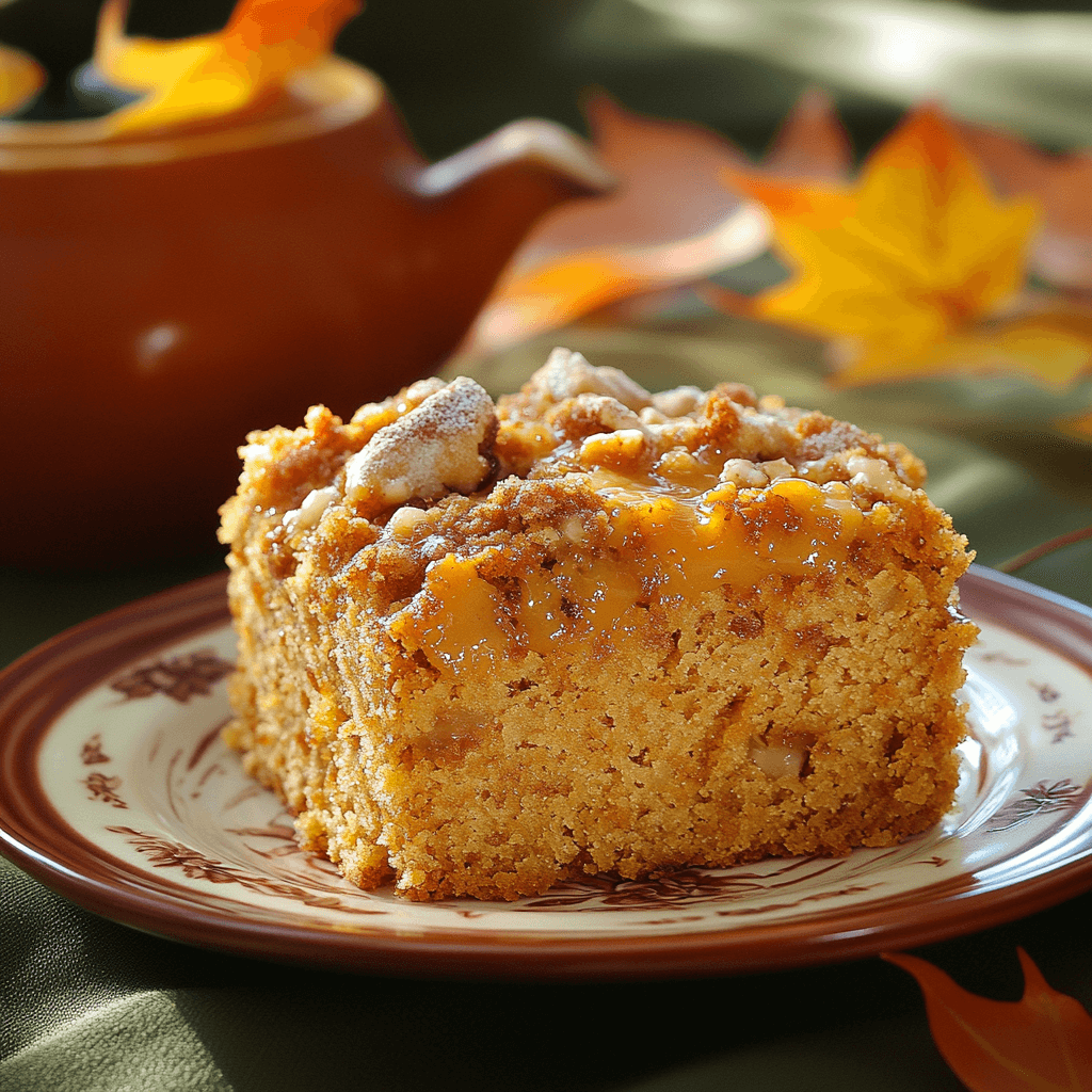 Pumpkin Coffee Cake: Indulge in a Fall Delight!