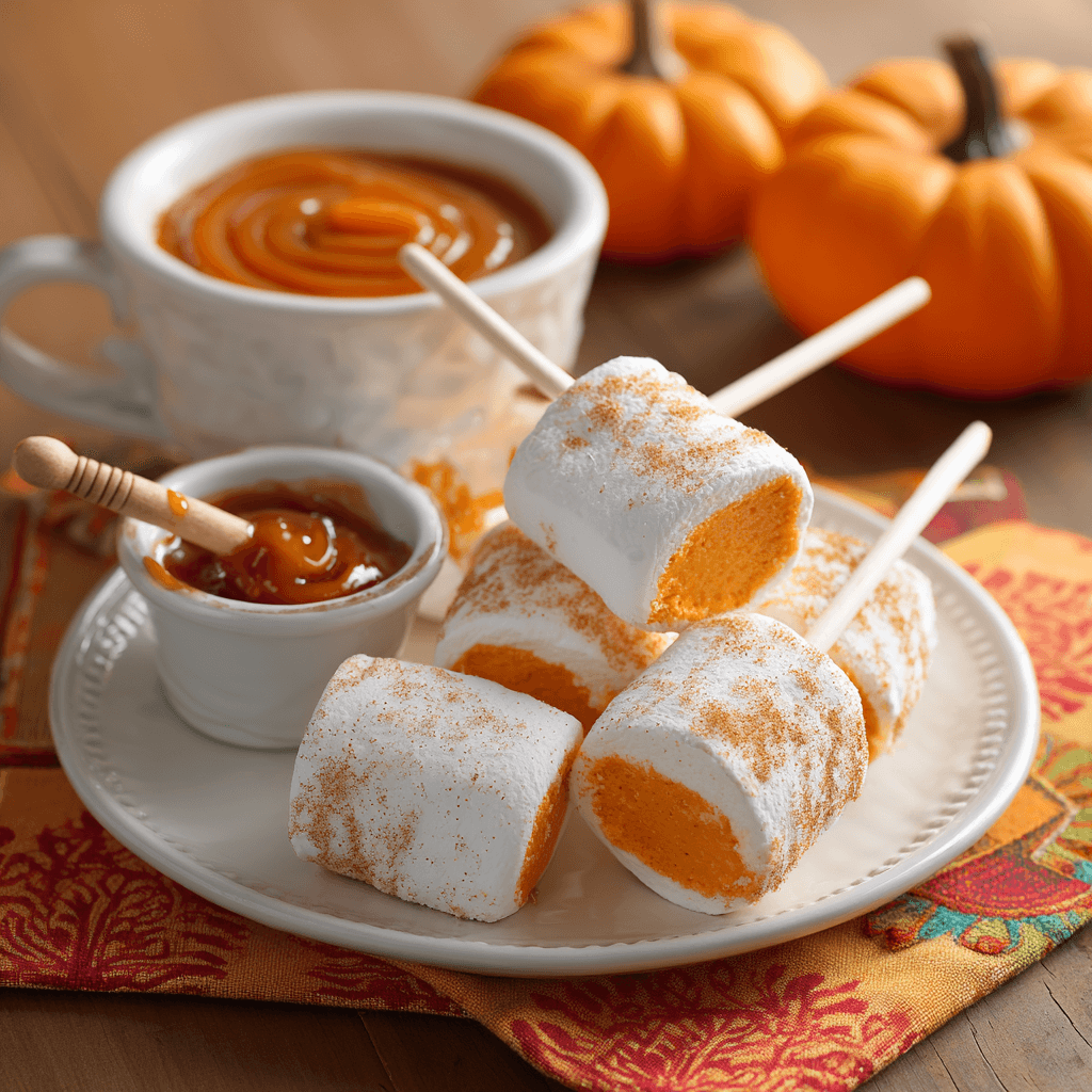Pumpkin Marshmallow Lollipops (Set of 12) Delight Your Tastebuds!