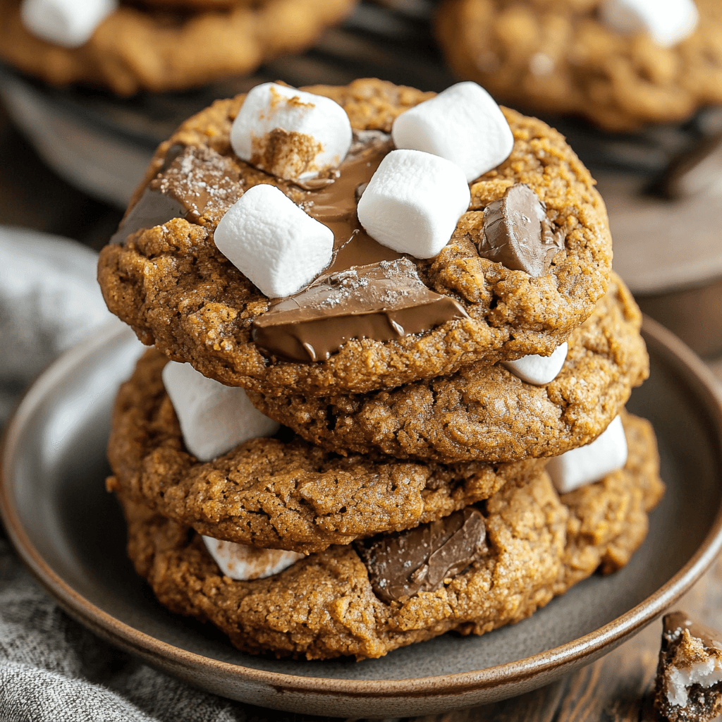 Pumpkin S'mores Cookies that You Can’t Resist!