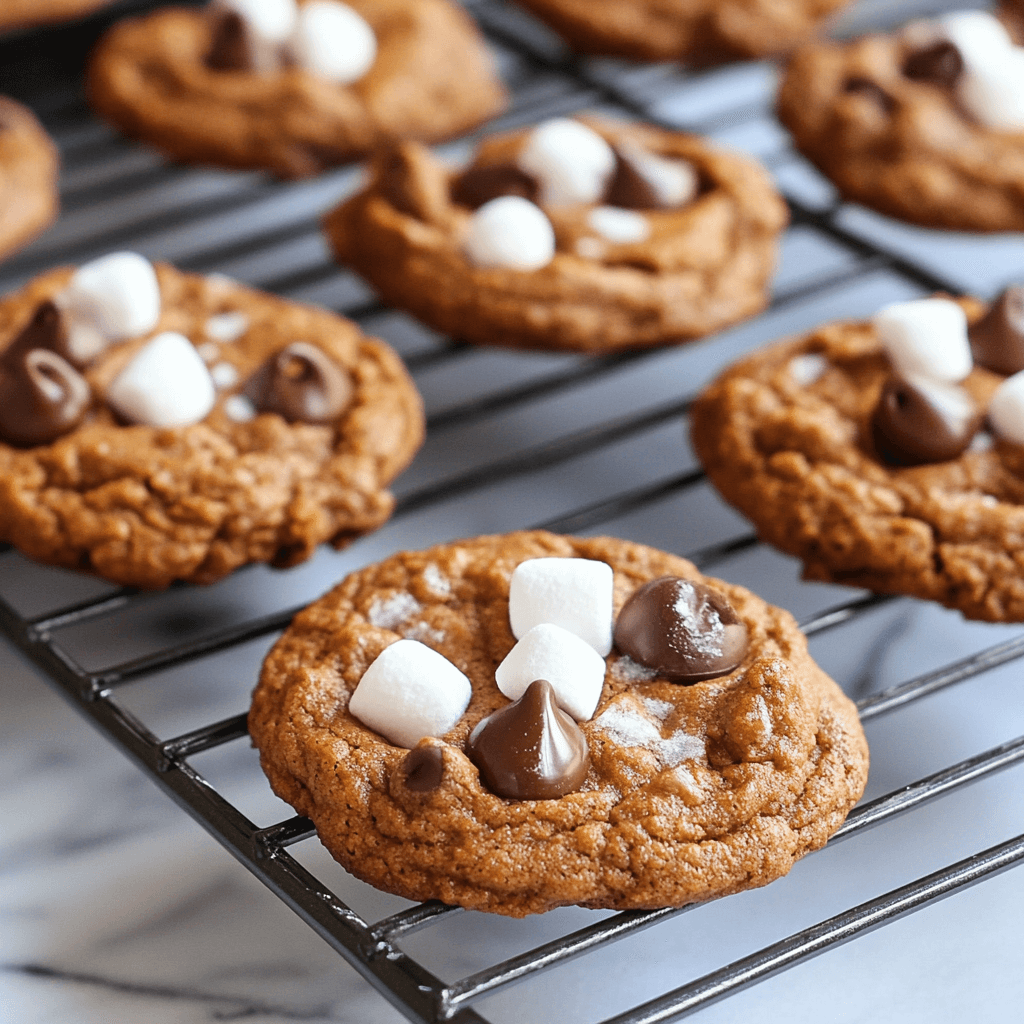 Pumpkin S'mores Cookies that You Can’t Resist!