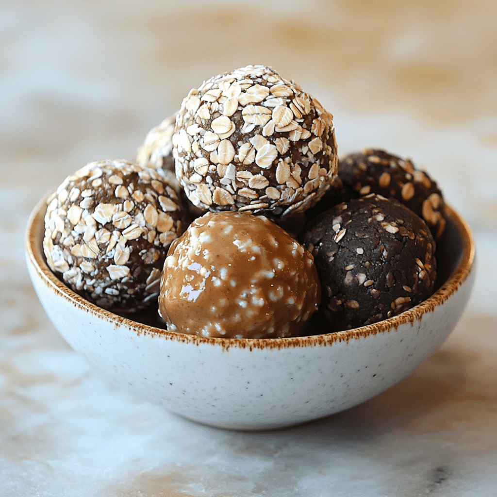 Six Healthy Energy Balls From One Recipe Poster That Wow!