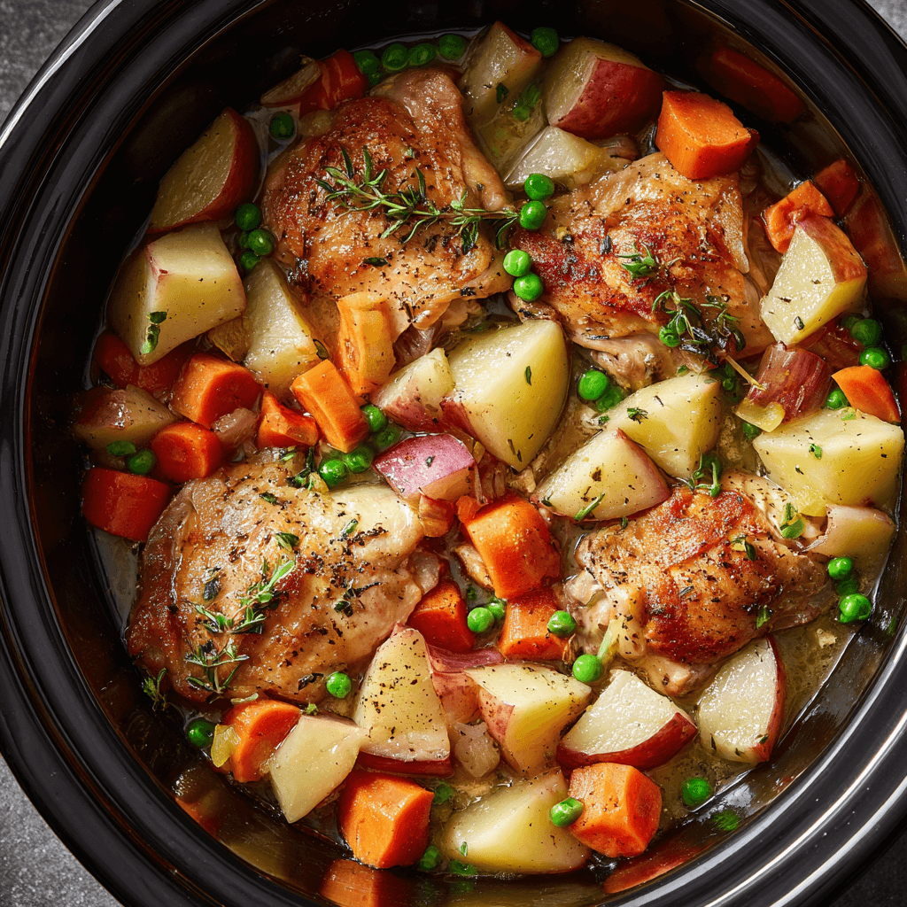 Slow Cooker Chicken Stew Recipe: A Cozy Dinner Delight!