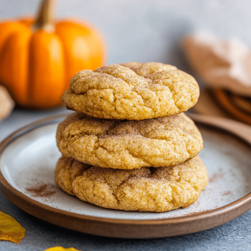Soft, Thick, Chewy Pumpkin Snickerdoodle Cookies Await You!
