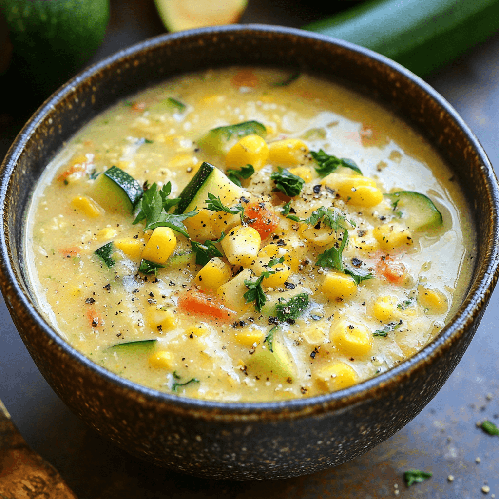 Zucchini Corn Chowder: A Creamy, Flavorful Delight!