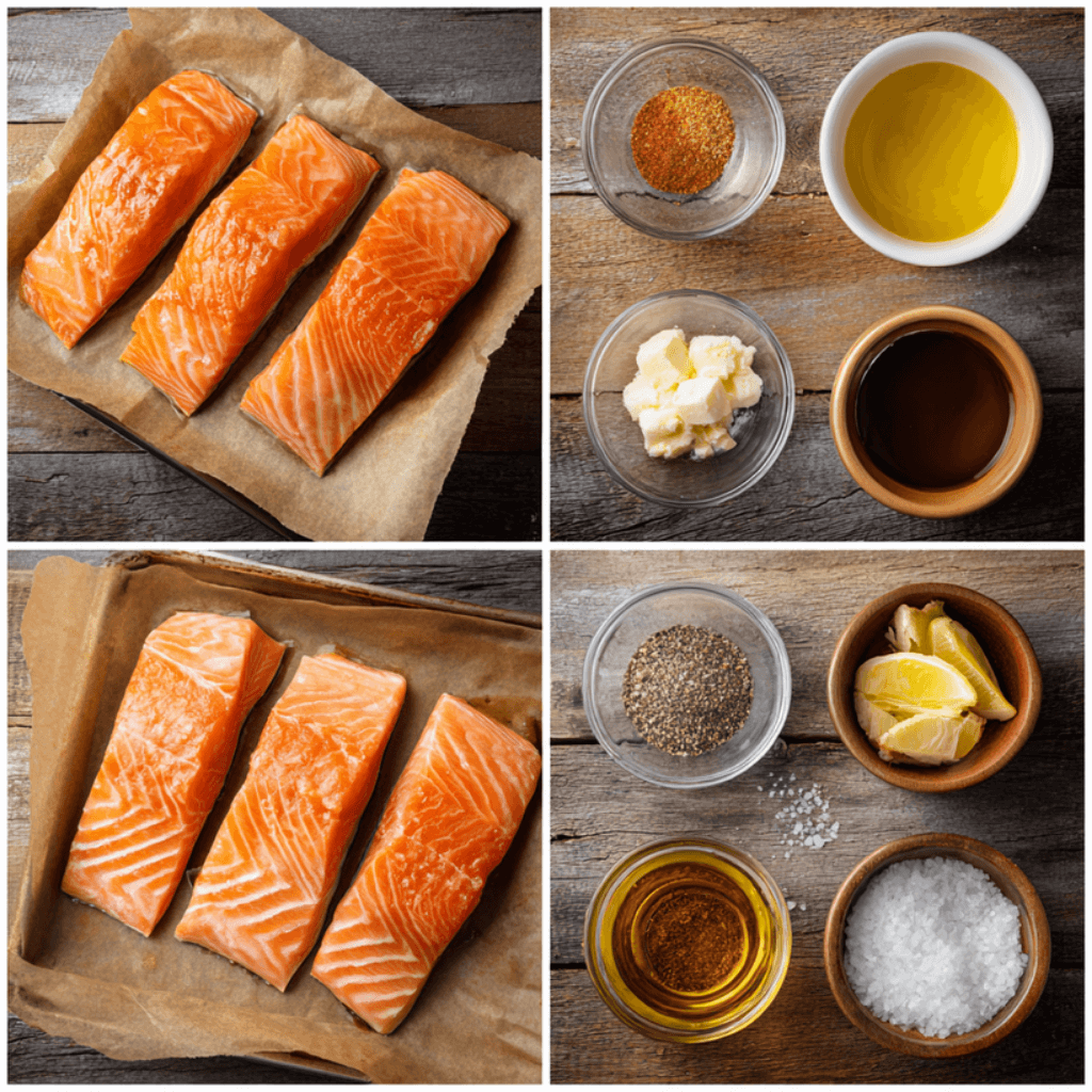 Texas Roadhouse Style Baked Salmon with Sweet Glaze Recipe!