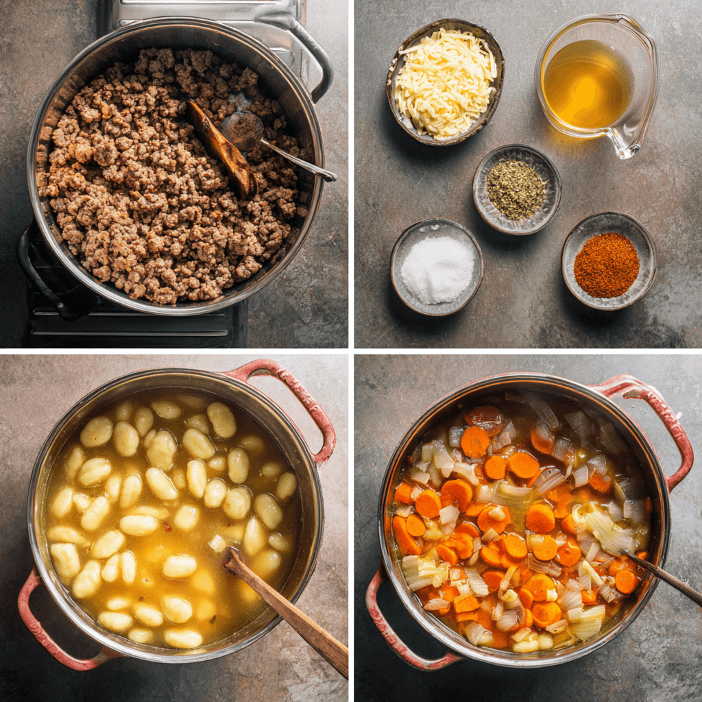 Beef Cheddar Gnocchi Soup: A Comforting Delight Awaits!
