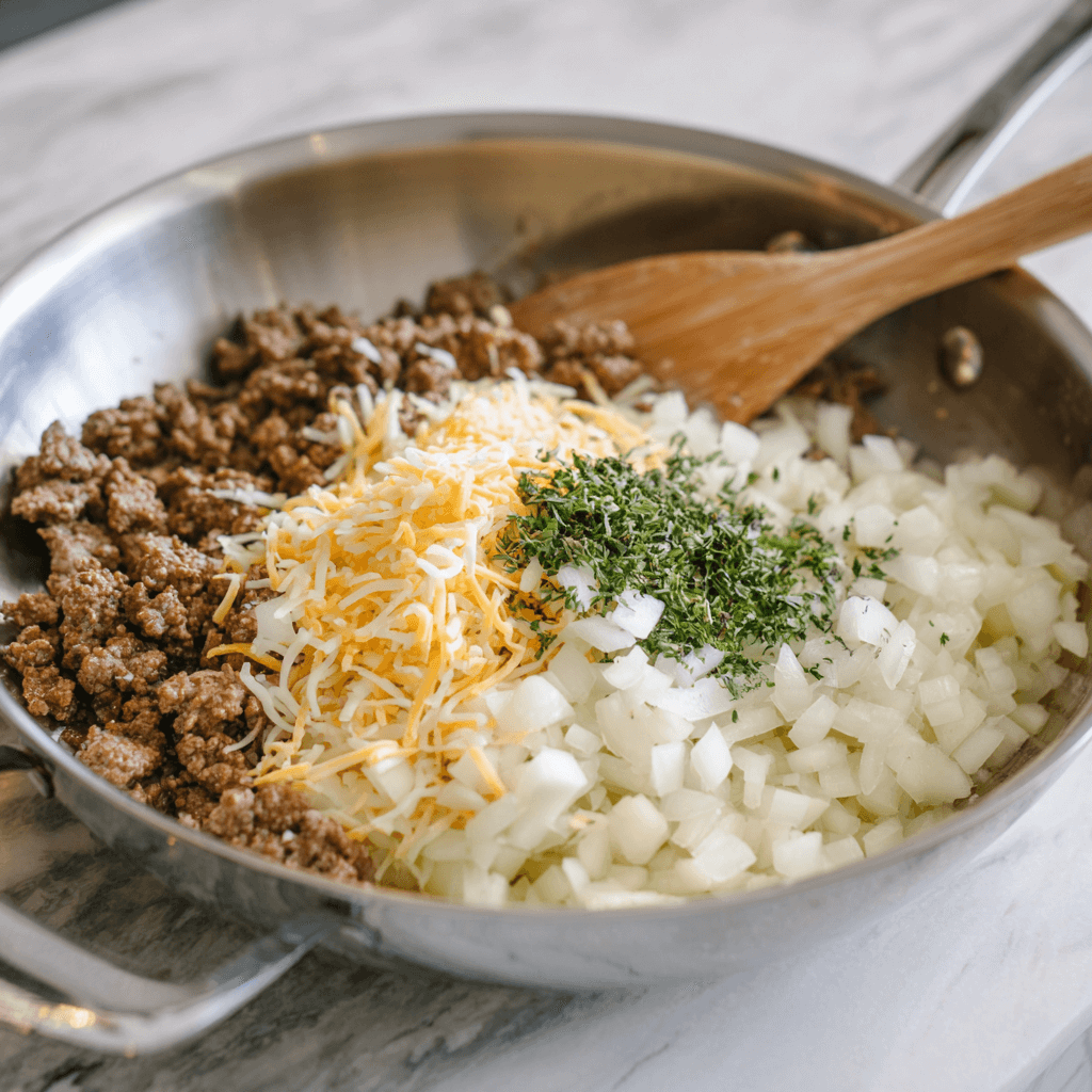Cheesy Ground Beef & Potato Casserole: A Family Favorite!