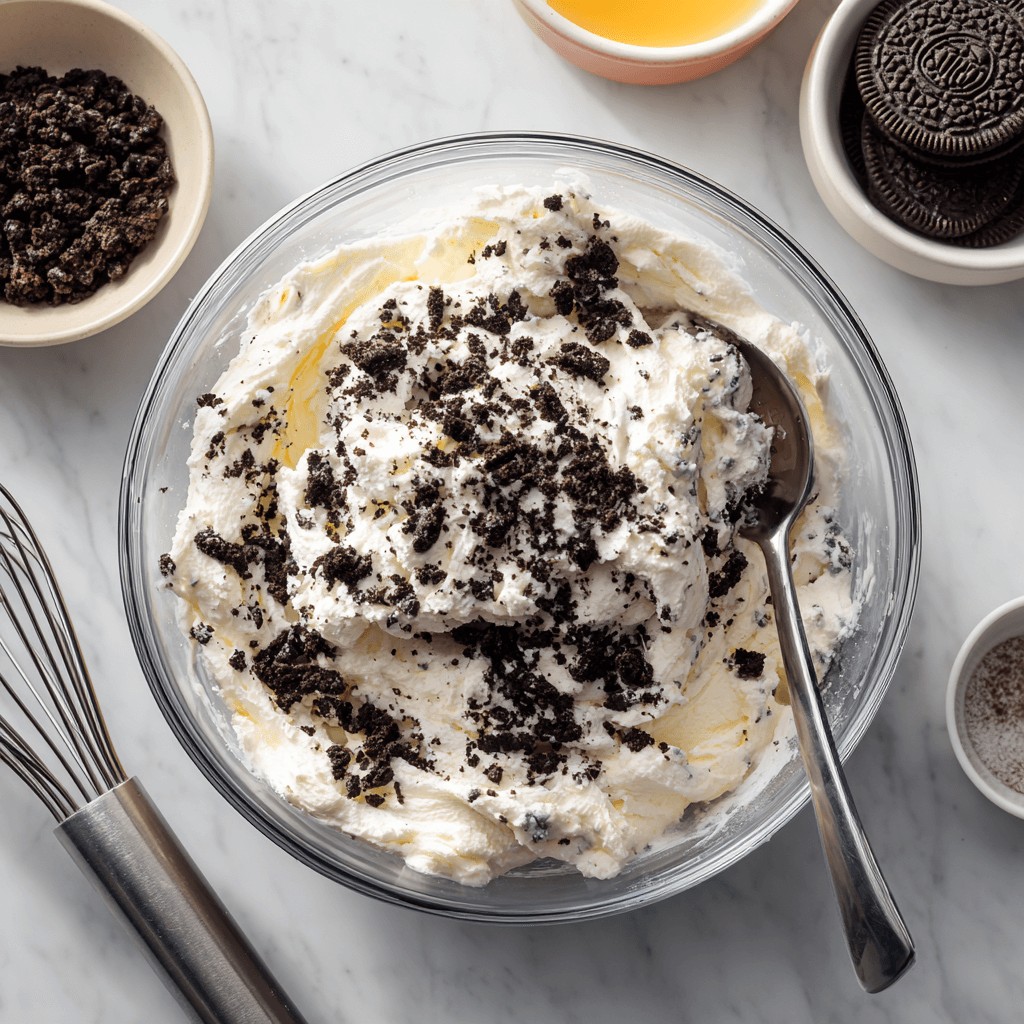 Easy Cookies and Cream Cake Filling that Everyone Loves!