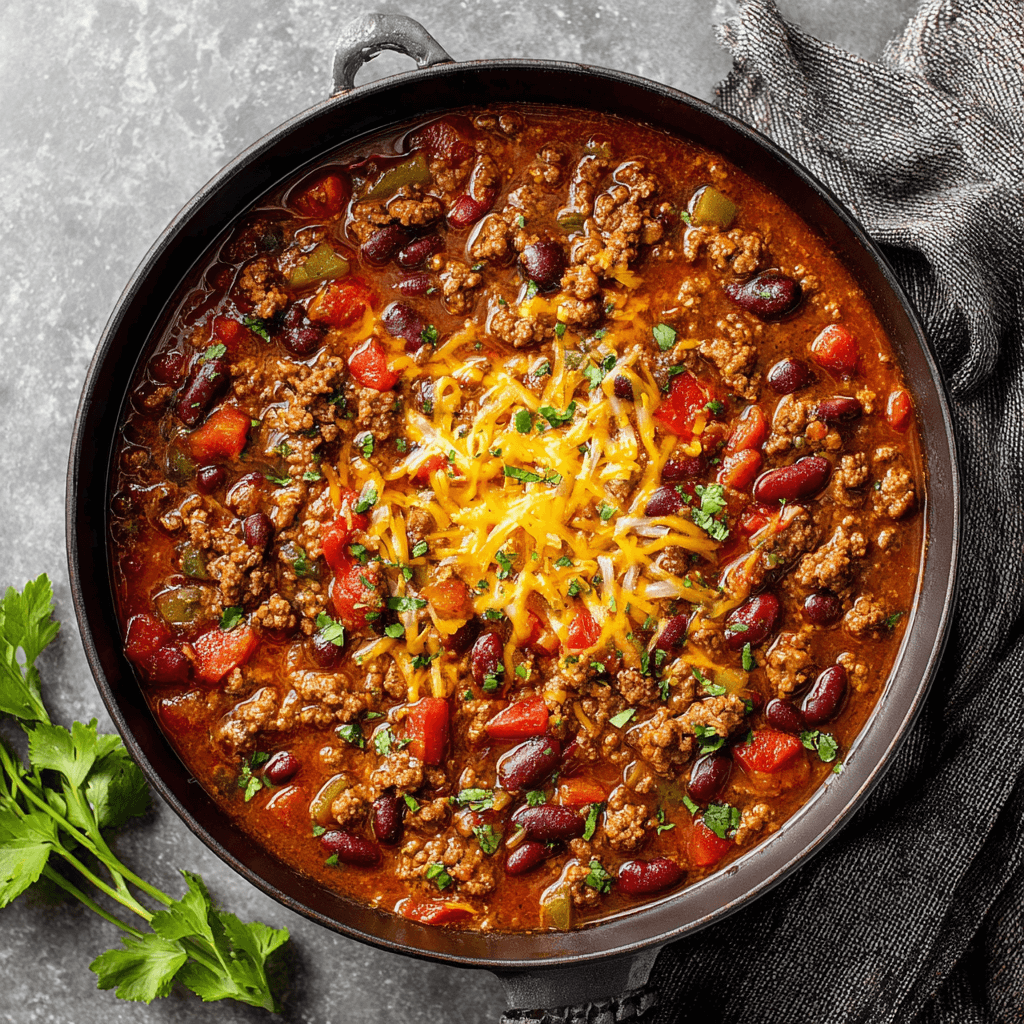 Best Ground Beef Stovetop Chili You'll Love Tonight!