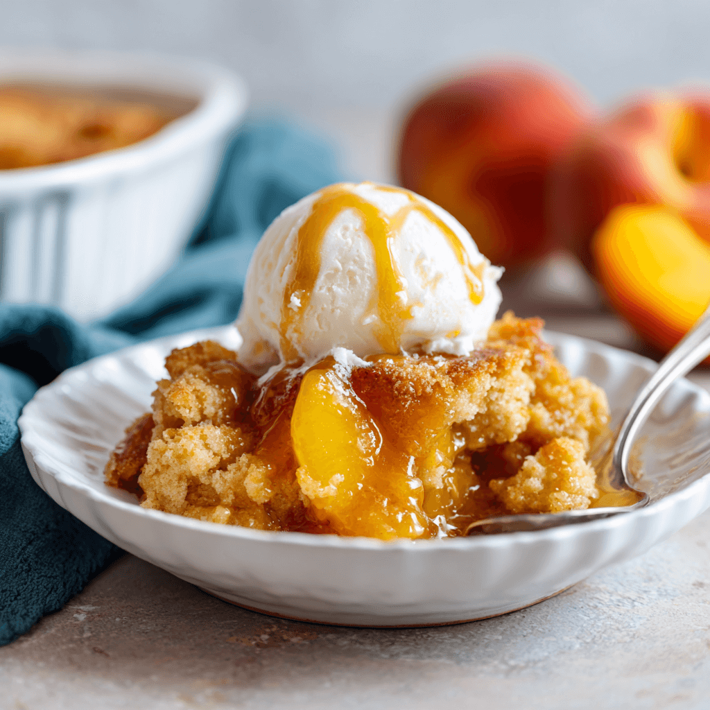 Easy Brown Sugar Peach Cobbler Recipe You'll Love!