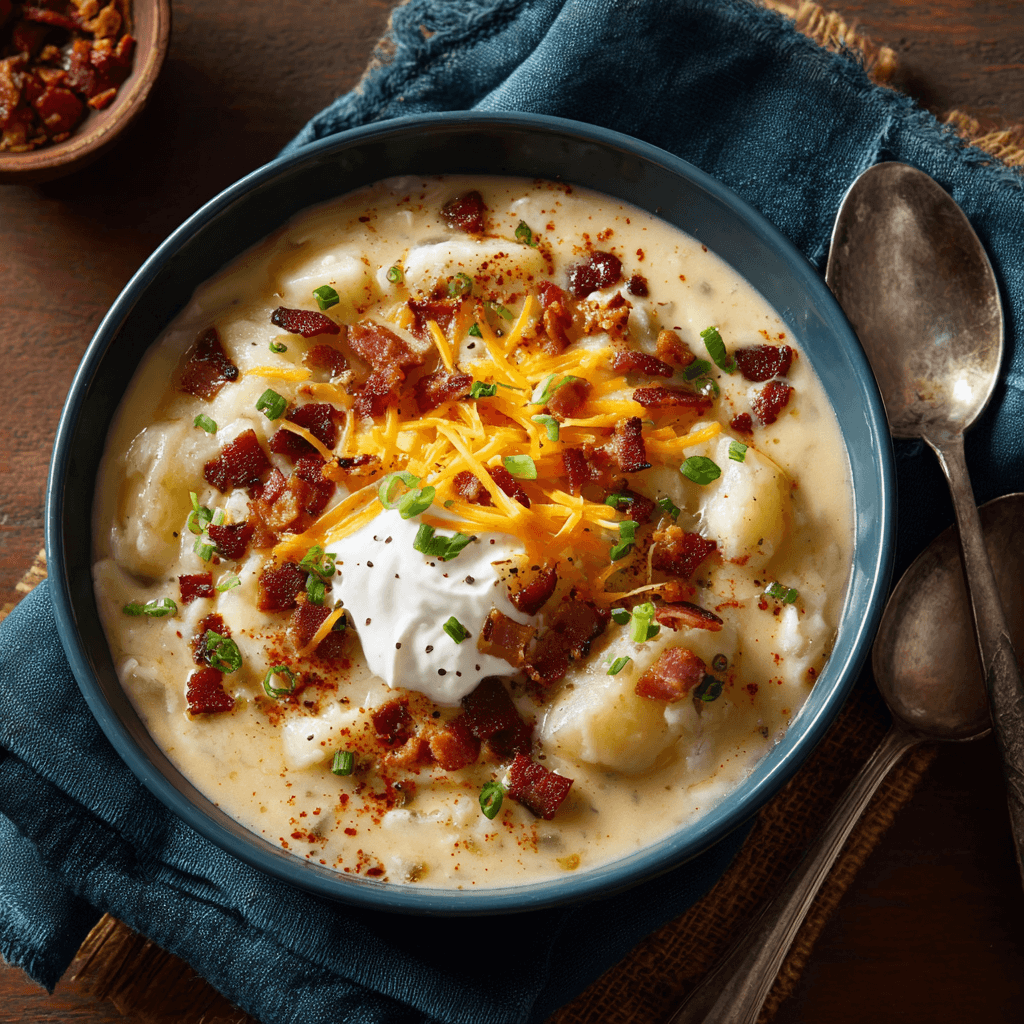 Loaded Potato Soup: Easy Stovetop Recipe for Comfort!