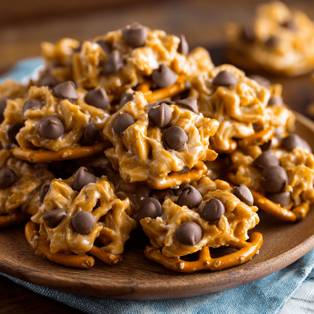 No-Bake Peanut Butter Pretzel Clusters: A Simple Treat!