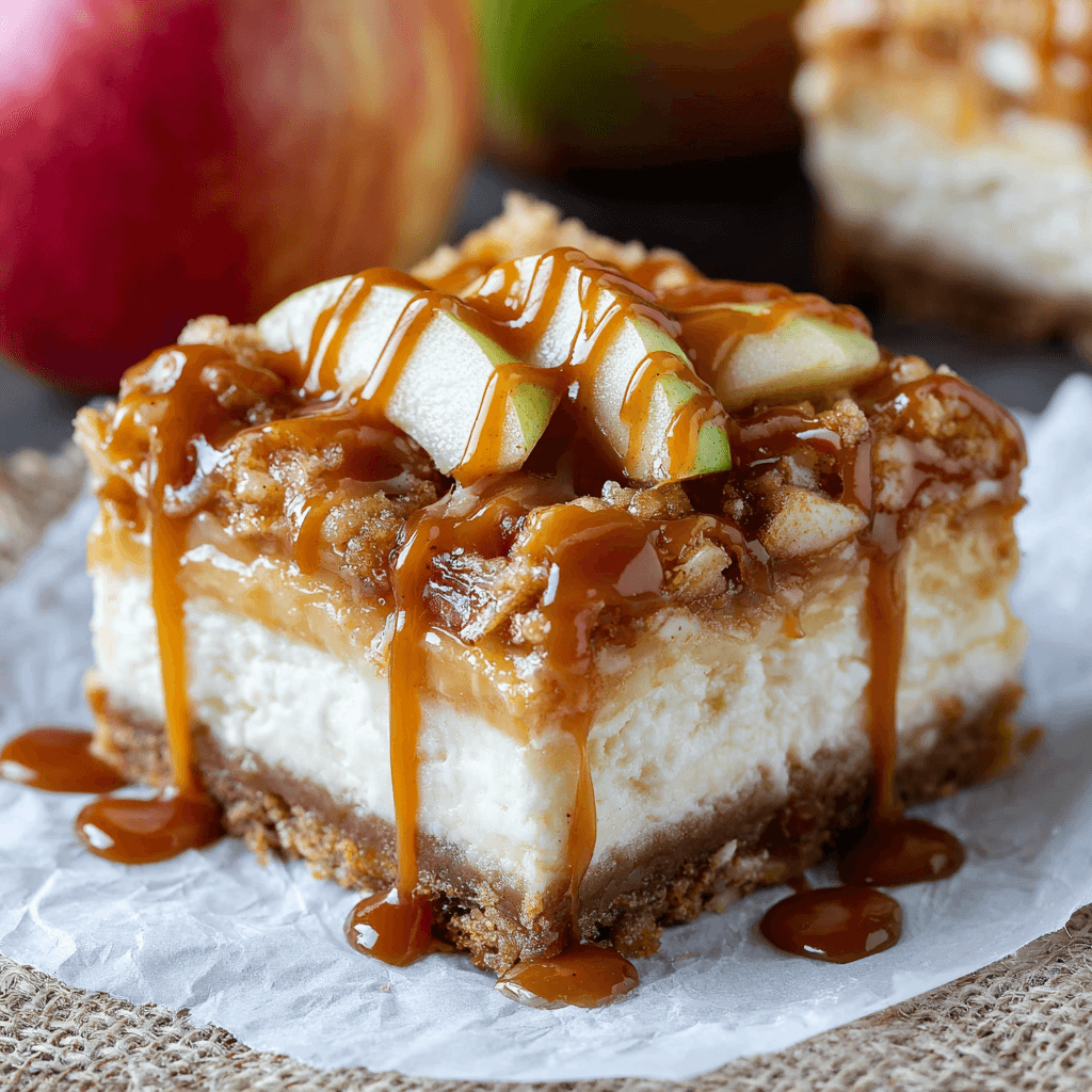 Caramel Apple Cheesecake Bars Recipe You Can’t Resist!
